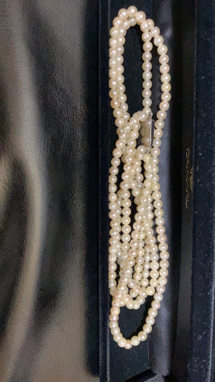 真珠2連ネックレス（宝石）の商品画像 - 査定依頼日：2025年6月13日 - 最高査定価格：1,000円