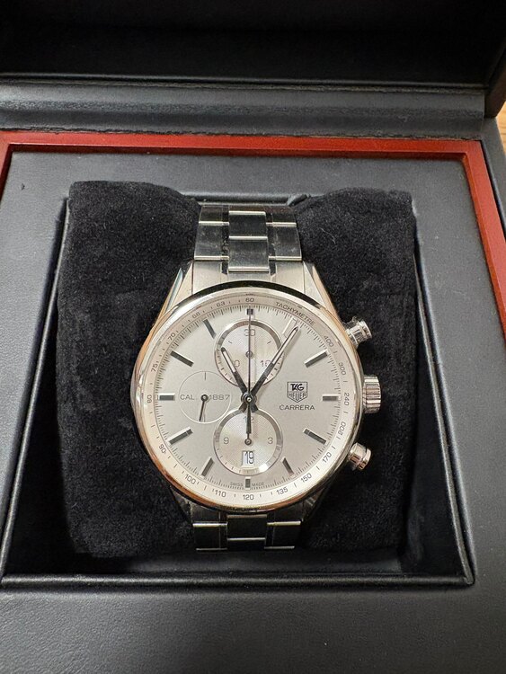 タグホイヤー カレラ カレラ1887 クロノグラフオートマ（高級時計）の商品画像 - 査定依頼日：2025年5月3日 - 最高査定価格：190,000円