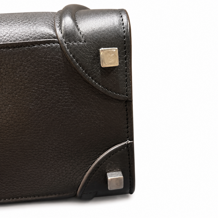 CELINE セリーヌ ラゲージ マイクロ ブラック カーフスキン（ブランドバッグ）の商品画像 - 査定依頼日：2026年8月15日 - 最高査定価格：150,000円