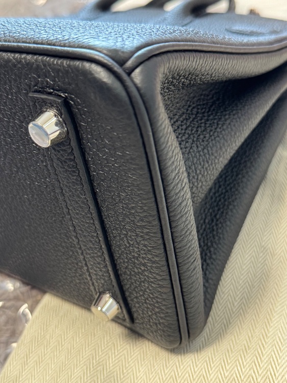 バーキン25 トゴK刻印 ブラック　シルバー金具（ブランドバッグ）の商品画像 - 査定依頼日：2025年9月20日 - 最高査定価格：3,200,000円