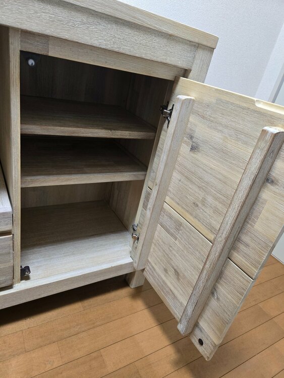 unico　マノア　キャビネット（家具・寝具）の商品画像 - 査定依頼日：2026年3月6日 - 最高査定価格：3,000円