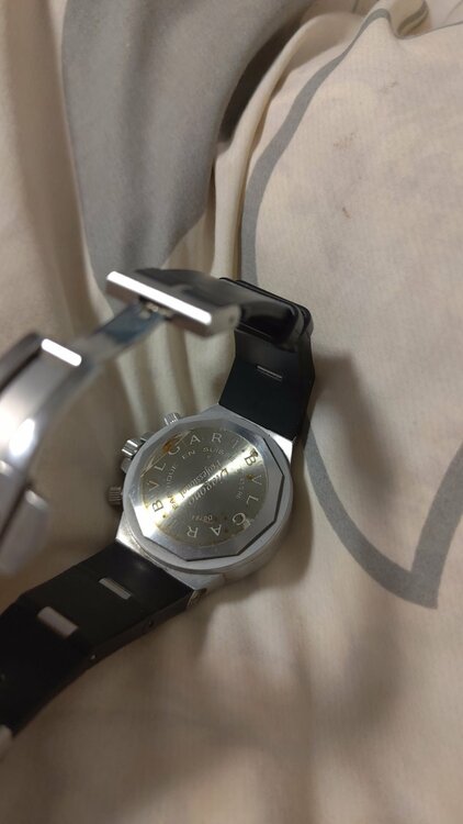 ブルガリ ディアゴノ スクーバ がれった（高級時計）の商品画像 - 査定依頼日：2026年2月27日 - 最高査定価格：185,000円