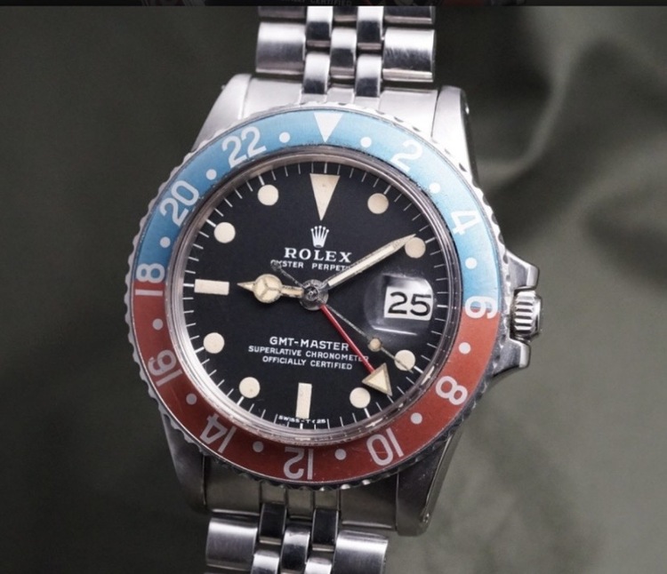 ロレックス GMTマスター 1675（高級時計）の商品画像 - 査定依頼日：2026年1月16日 - 最高査定価格：3,800,000円