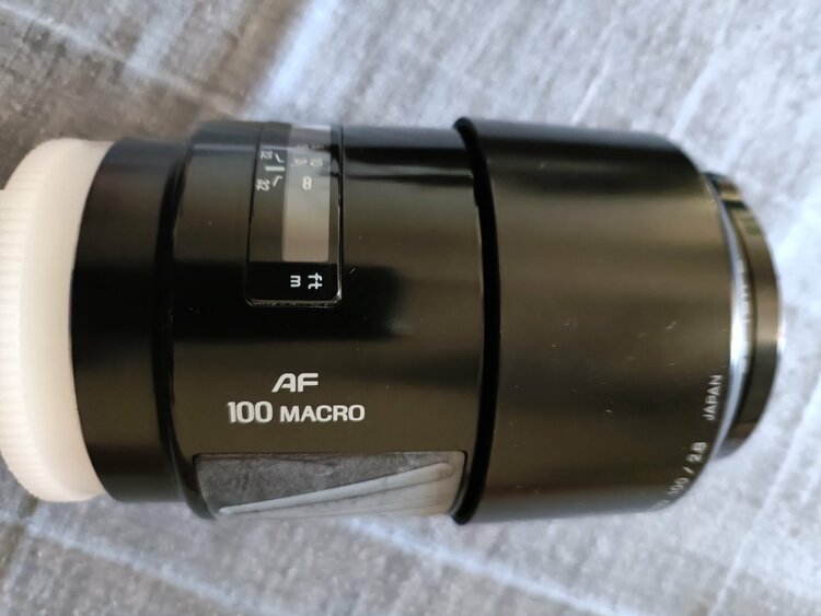 MINOLTA AF 100MACRO（カメラ）の商品画像 - 査定依頼日：2026年6月1日 - 最高査定価格：1,100円