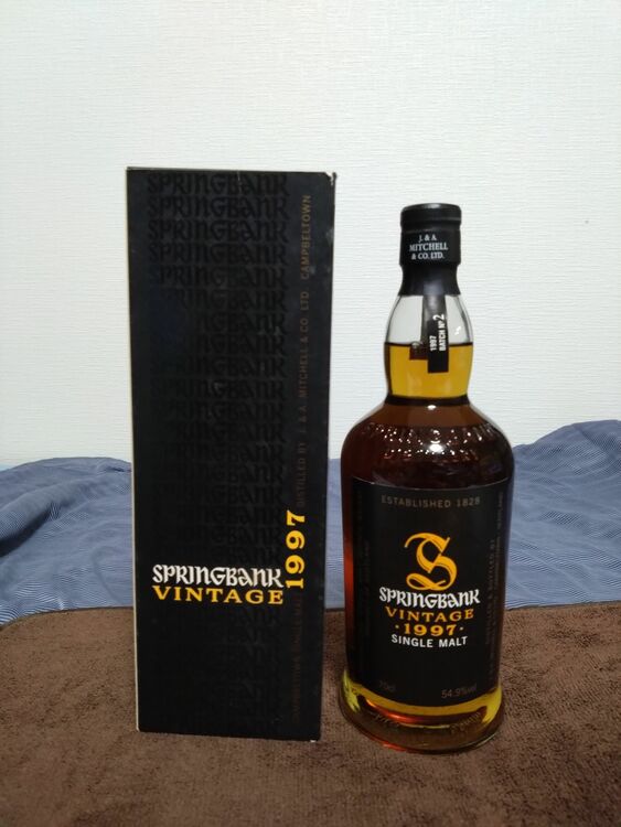 スプリングバンク　1997（お酒）の商品画像 - 査定依頼日：2025年8月23日 - 最高査定価格：46,000円
