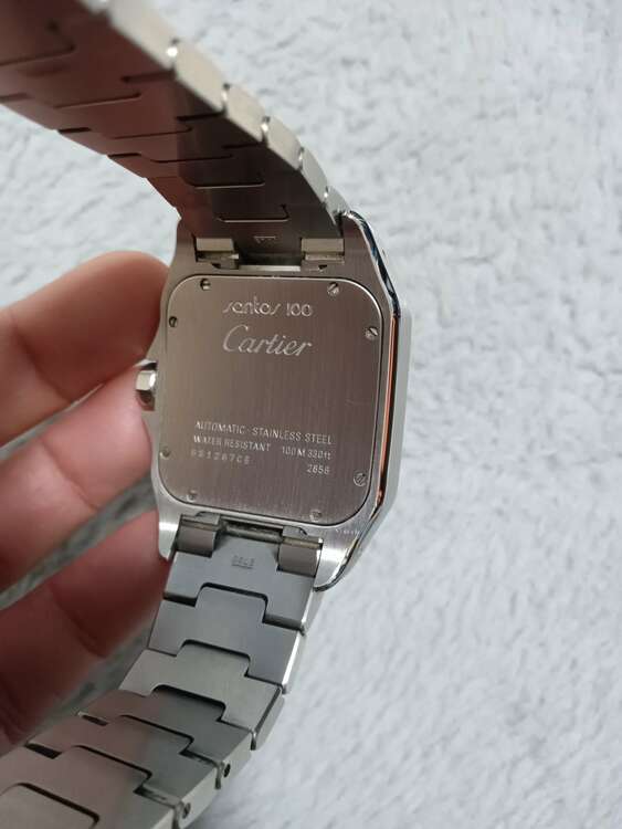 サントス100LM（高級時計）の商品画像 - 査定依頼日：2024年12月10日 - 最高査定価格：600,000円