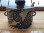 金城次郎作　魚紋抱瓶（美術品・骨董品）の商品画像 - 査定依頼日：2026年5月30日 - 最高査定価格：11,000円