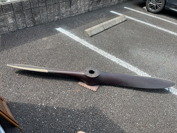 甲式四型戦闘機のプロペラ（美術品・骨董品）の商品画像 - 査定依頼日：2026年8月1日 - 最高査定価格：5,000円