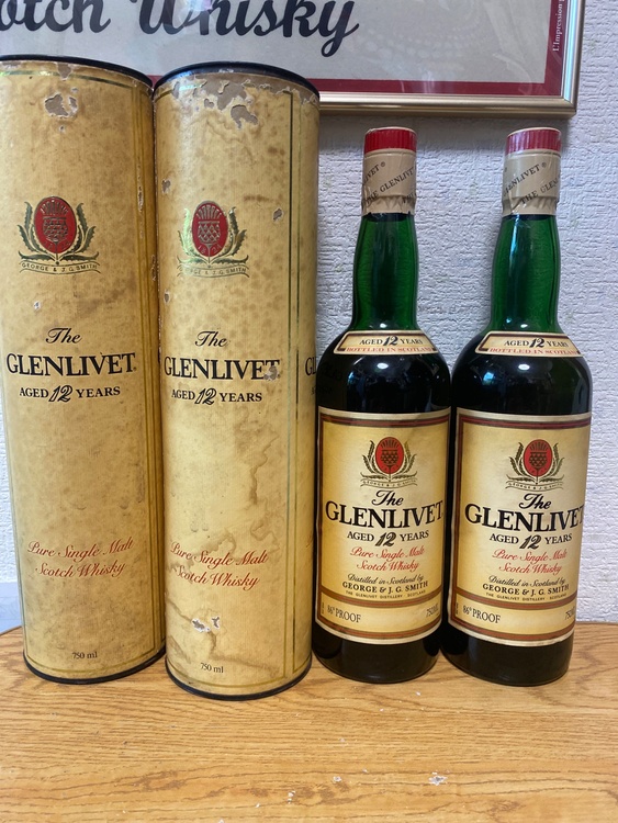  グレンリベット 12年 赤アザミ 750ml43% 2本（お酒）の商品画像 - 査定依頼日：2026年1月13日 - 最高査定価格：20,000円