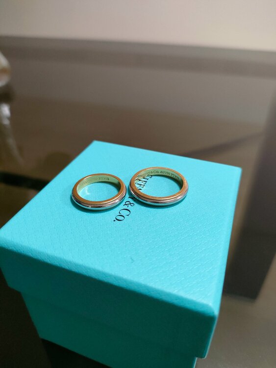 ティファニー トゥギャザー ミルグレイン バンド リング イエローゴールド ＆ （金・貴金属）の商品画像 - 査定依頼日：2026年3月17日 - 最高査定価格：150,000円