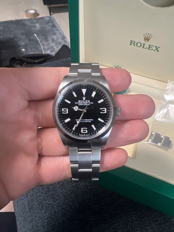ロレックス エクスプローラー 124270（高級時計）の商品画像 - 査定依頼日：2025年9月24日 - 最高査定価格：1,250,000円