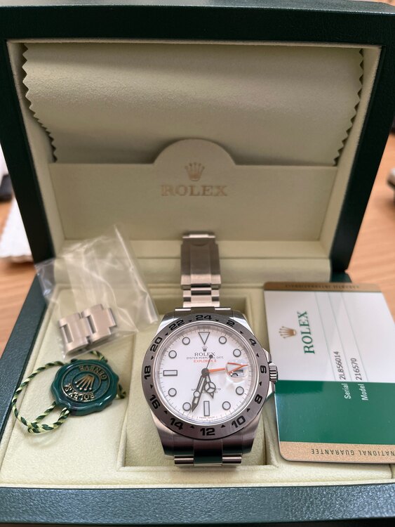 ロレックス エクスプローラー 21657（高級時計）の商品画像 - 査定依頼日：2025年5月8日 - 最高査定価格：1,150,000円
