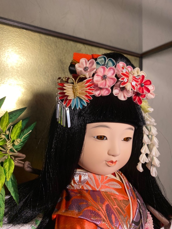 木村玉童作 尾山人形 藤娘（美術品・骨董品）の商品画像 - 査定依頼日：2026年4月28日 - 最高査定価格：100,000円