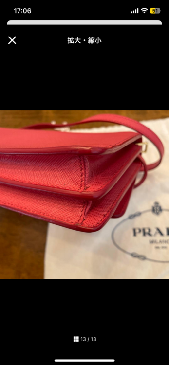 サフィアーノレザーショルダー（ブランドバッグ）の商品画像 - 査定依頼日：2025年12月14日 - 最高査定価格：50,000円