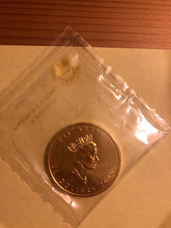 ELIZABETH 50DOLLAR S2000（金・貴金属）の商品画像 - 査定依頼日：2023年1月9日 - 最高査定価格：253,000円