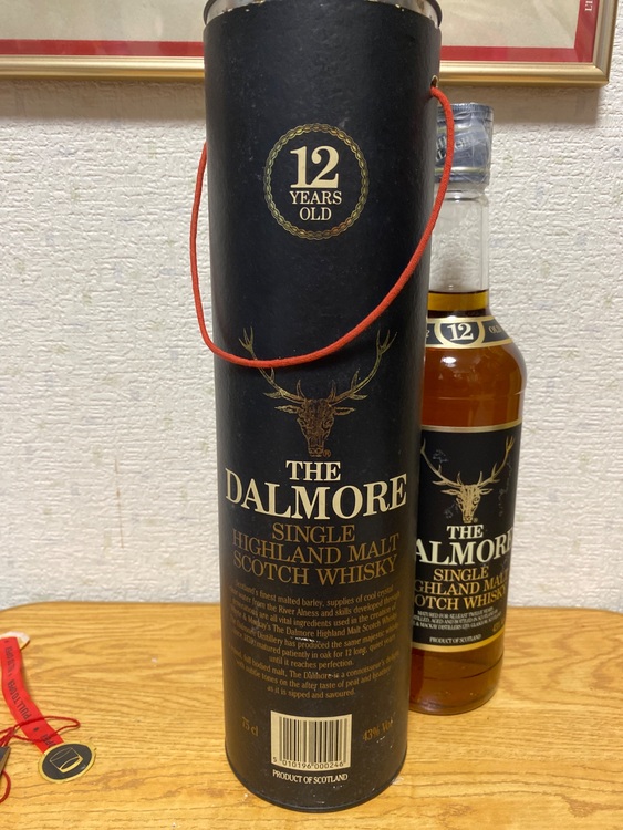 ダルモア 12年　750ml43%（お酒）の商品画像 - 査定依頼日：2025年9月22日 - 最高査定価格：18,000円