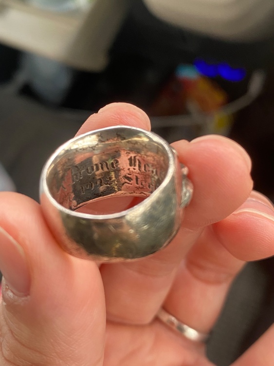 フローラルクロスリング 0 1992（古着・ファッション）の商品画像 - 査定依頼日：2026年1月18日 - 最高査定価格：161,000円