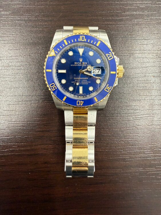 ロレックス サブマリーナー 116613LB（高級時計）の商品画像 - 査定依頼日：2025年2月20日 - 最高査定価格：1,850,000円