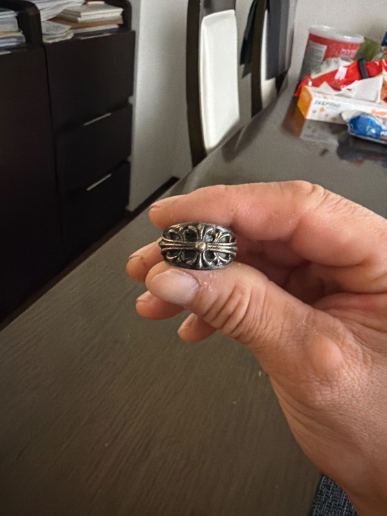 フローラルクロスリング（古着・ファッション）の商品画像 - 査定依頼日：2025年10月17日 - 最高査定価格：25,000円