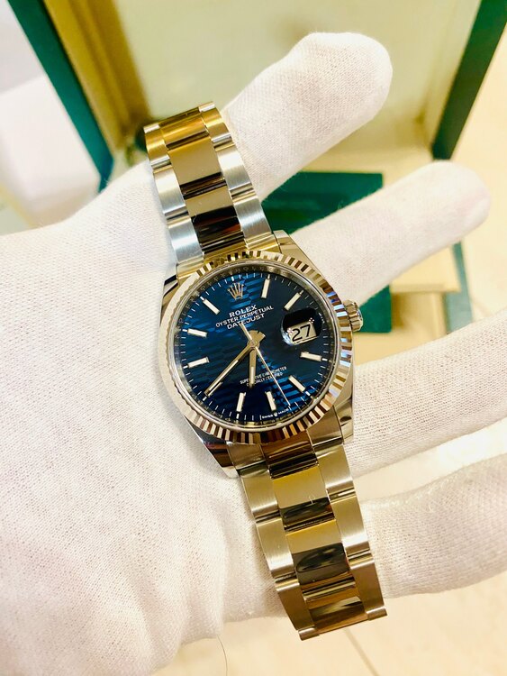 デイトジャスト36mm（高級時計）の商品画像 - 査定依頼日：2025年1月25日 - 最高査定価格：1,650,000円