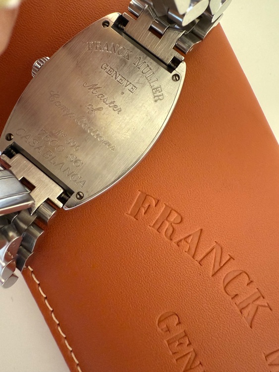 フランクミュラー FRANCK MULLER 7502S6 カサブランカ （高級時計）の商品画像 - 査定依頼日：2025年7月11日 - 最高査定価格：250,000円