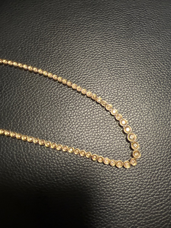 金ダイヤネックレス（金・貴金属）の商品画像 - 査定依頼日：2026年8月31日 - 最高査定価格：500,000円