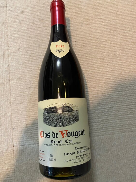 アンリルブルソー　Vougeot （お酒）の商品画像 - 査定依頼日：2025年4月1日 - 最高査定価格：20,000円