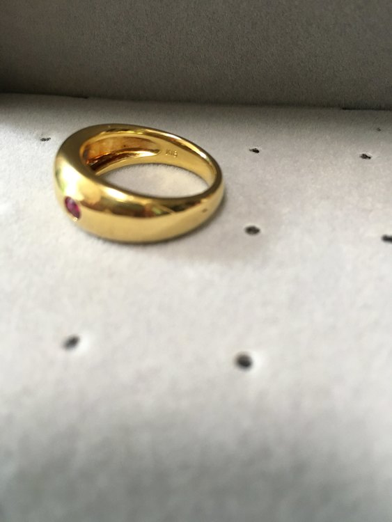 ダイヤ、ルビー18kリング（金・貴金属）の商品画像 - 査定依頼日：2022年10月3日 - 最高査定価格：52,000円