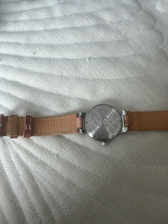 ルイヴィトン タンブール ラグダイヤ ピンクモノグラム（高級時計）の商品画像 - 査定依頼日：2025年2月24日 - 最高査定価格：200,000円