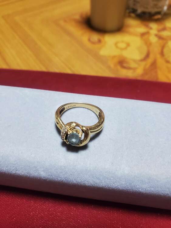 宝石付きリング（金・貴金属）の商品画像 - 査定依頼日：2025年4月4日 - 最高査定価格：50,000円