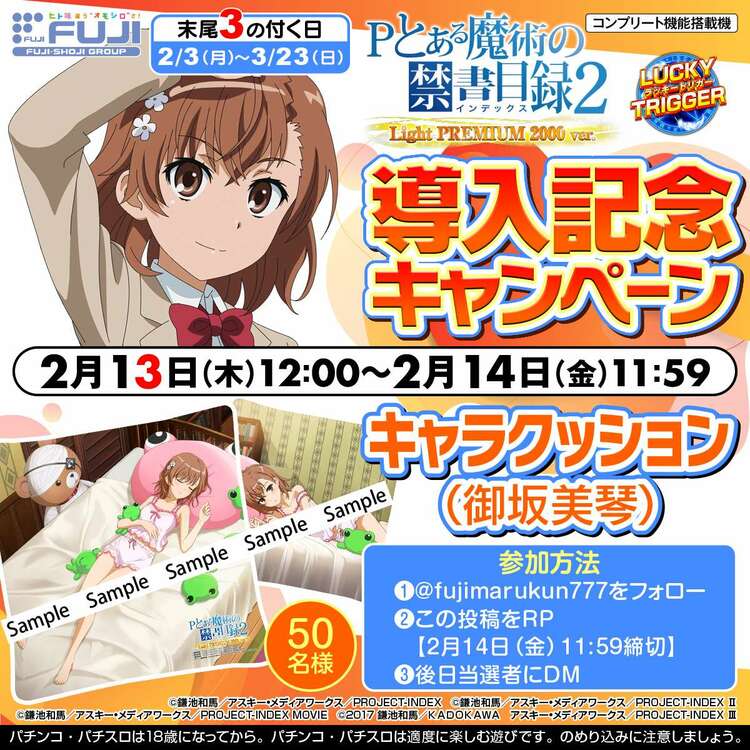 とある魔術の禁書目録 御坂美琴クッション（その他のおもちゃ）の商品画像 - 査定依頼日：2025年4月16日 - 最高査定価格：15,000円