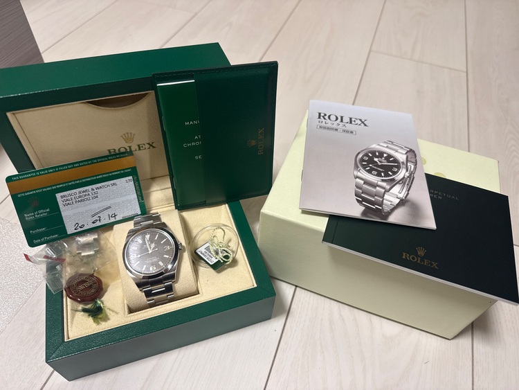 ロレックス エクスプローラー 21427（高級時計）の商品画像 - 査定依頼日：2025年11月27日 - 最高査定価格：1,100,000円