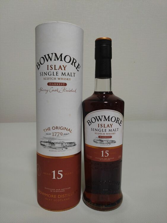 ボウモア15年（お酒）の商品画像 - 査定依頼日：2025年11月17日 - 最高査定価格：11,000円
