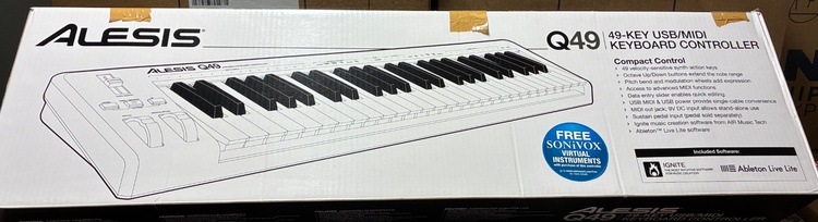 Alesis Q49（ピアノ・楽器・PA機材）の商品画像 - 査定依頼日：2026年5月3日 - 最高査定価格：2,000円