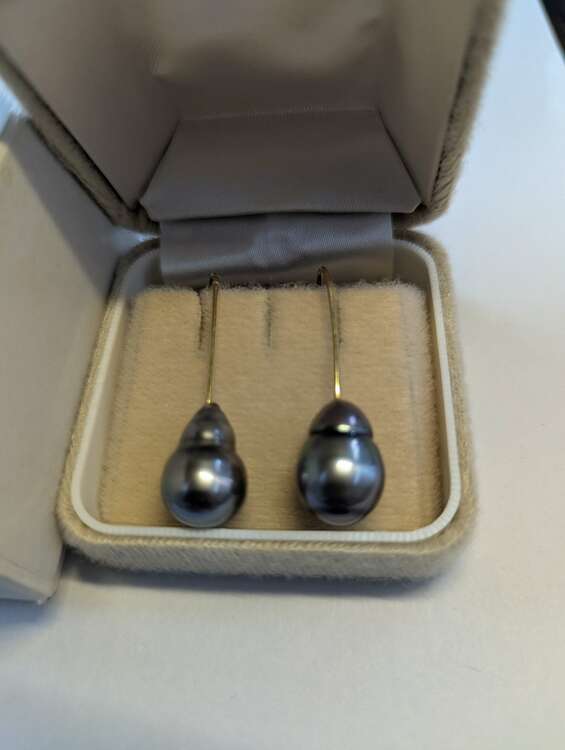 黒真珠のイヤリング（宝石）の商品画像 - 査定依頼日：2025年3月26日 - 最高査定価格：1,000円