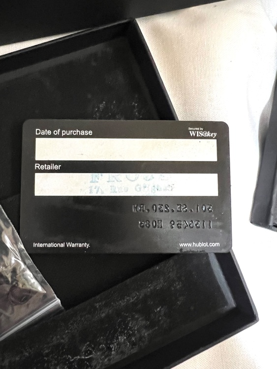 ウブロ ビックバン （高級時計）の商品画像 - 査定依頼日：2026年1月29日 - 最高査定価格：760,000円