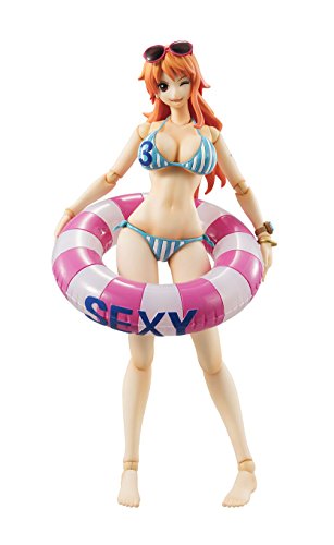 ヴァリアブルアクションヒーローズ One Piece ナミ Summer Vacation フィギュア 本物フィギュアは4real フォー リアル
