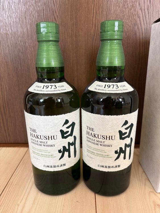サントリーシングルモルトウィスキー白州（お酒）の商品画像 - 査定依頼日：2026年4月18日 - 最高査定価格：19,000円