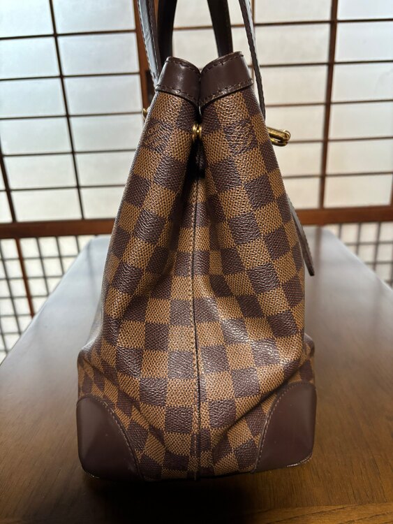 LOUIS VUITTON◆ハムプステッドMM_ダミエエベヌ_エベヌ/PVC/（ブランドバッグ）の商品画像 - 査定依頼日：2025年5月2日 - 最高査定価格：80,000円