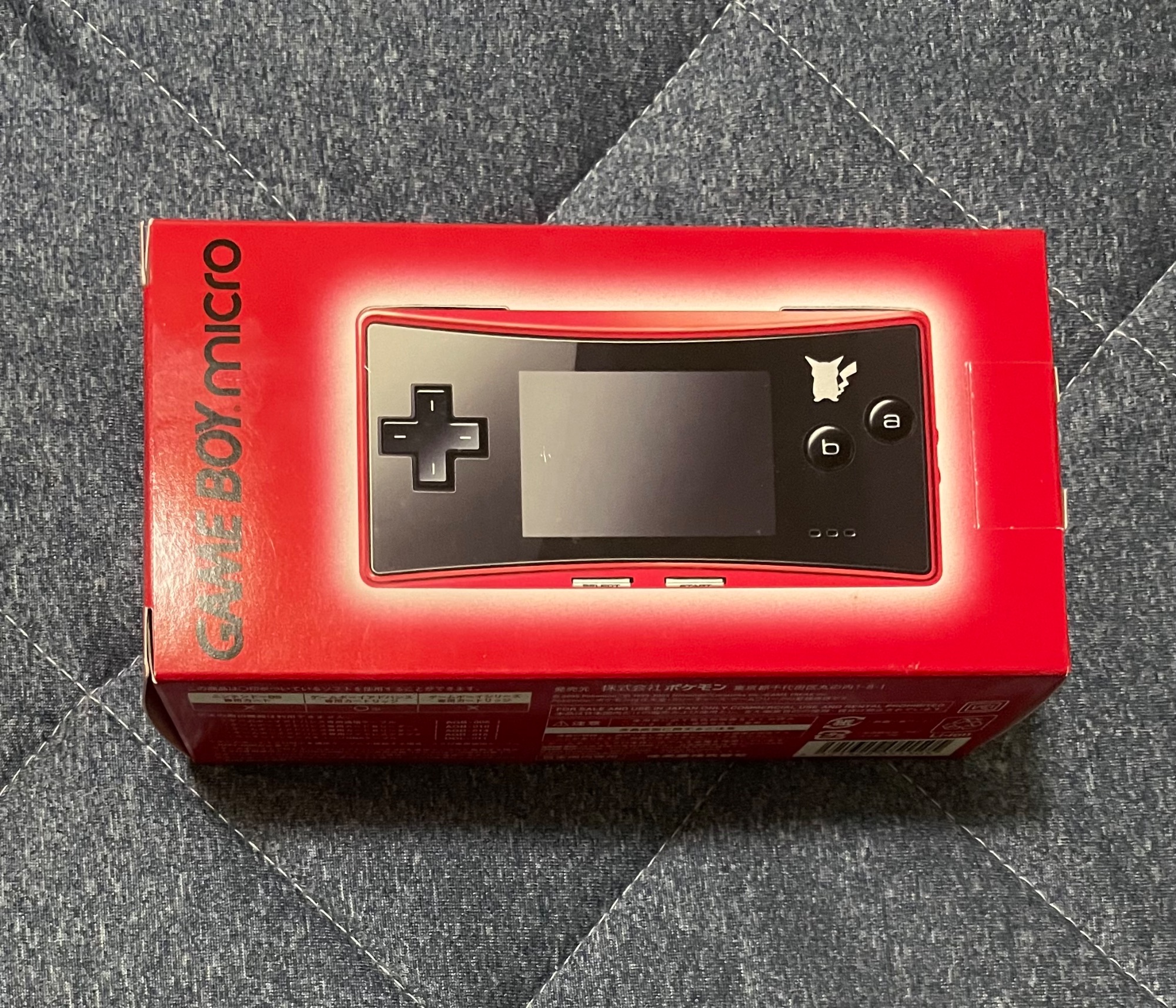 ゲームボーイミクロ ポケモンバージョン（ゲーム機本体・ゲーム