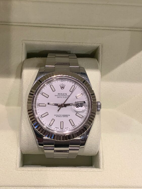 ロレックス デイトジャスト 11633（高級時計）の商品画像 - 査定依頼日：2025年1月24日 - 最高査定価格：1,400,000円