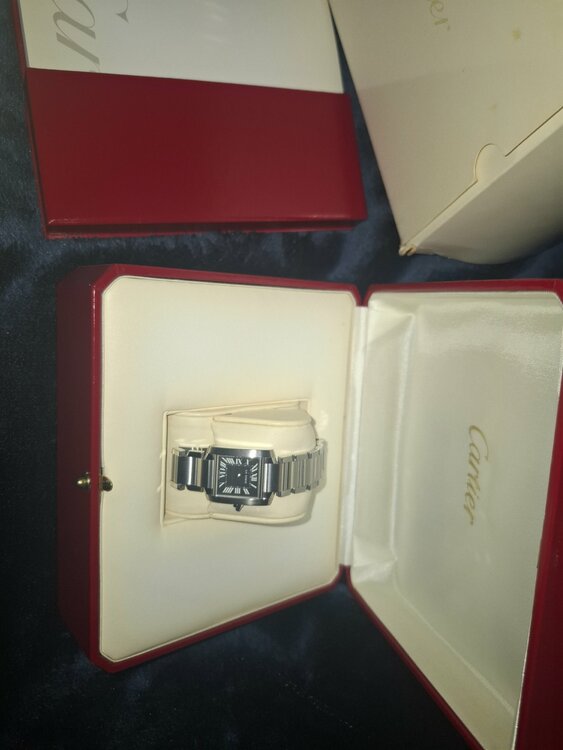 タンクフランセーズSM（高級時計）の商品画像 - 査定依頼日：2026年3月17日 - 最高査定価格：450,000円