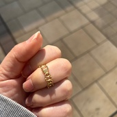 K18.GUCCIチェーンリング