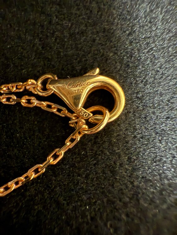 カルティエネックレス（金・貴金属）の商品画像 - 査定依頼日：2025年2月2日 - 最高査定価格：100,000円