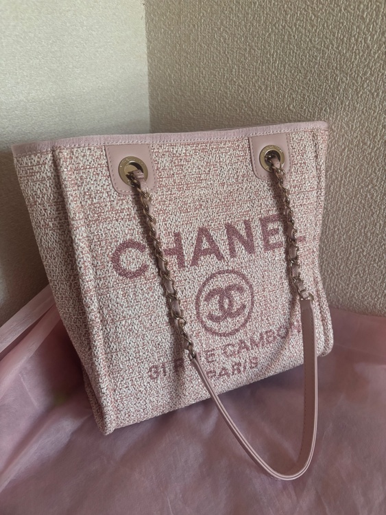 ドーヴィル トートバッグ ピンク系ツイード／31 RUE CAMBON PARIS スモールサイズ（ブランドバッグ）の商品画像 - 査定依頼日：2026年9月17日 - 最高査定価格：280,000円