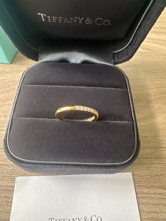 ティファニーソレスト ハーフ エタニティ リング（金・貴金属）の商品画像 - 査定依頼日：2025年5月16日 - 最高査定価格：70,000円