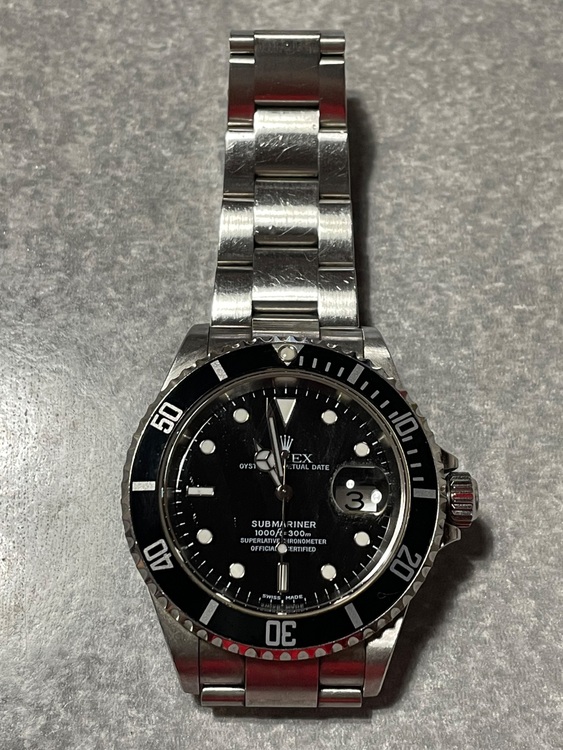 ロレックス サブマリーナー 1661（高級時計）の商品画像 - 査定依頼日：2025年6月21日 - 最高査定価格：1,250,000円