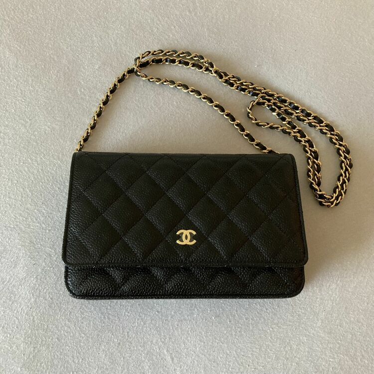 CHANEL キャビアスキン　チェーンウォレット　クラシック（ブランドバッグ）の商品画像 - 査定依頼日：2025年7月14日 - 最高査定価格：380,000円