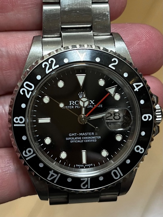 ロレックス GMTマスター 1671（高級時計）の商品画像 - 査定依頼日：2025年9月28日 - 最高査定価格：1,900,000円