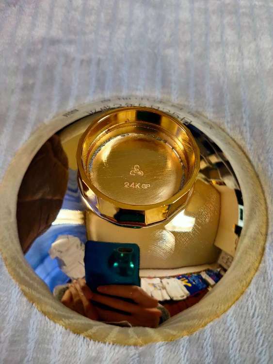 金杯＋金札（どちらも金メッキ：24KGP）（金・貴金属）の商品画像 - 査定依頼日：2023年2月7日 - 最高査定価格：10,000円